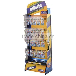 Gillette Shaving Razor Display Racks, Cardboard Promotion Display Quality Choice thumbnail-2