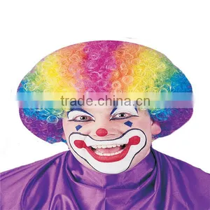 BIG Afro Rainbow Halloween Costume Wig thumbnail-5