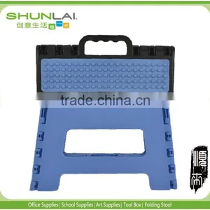 Anti-slip Plastic Collapsible Step Stool thumbnail-1