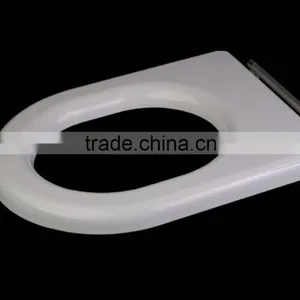Ring Only Disabled Toilet Seat With S304 Stainless Steel Bar Hinge for Public Toilet thumbnail-4