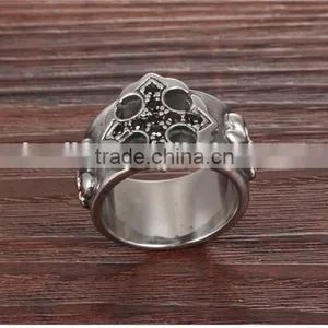Wholesale Man Jewellery New Arrival 2016 316L Steel Cubic Zirconia Ring Men thumbnail-3
