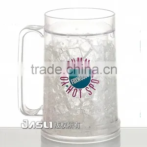 16oz Fashionable Promotion Freezer Beer Frosty Ice Mug With Gel From Wal-mart Audited Factory thumbnail-1