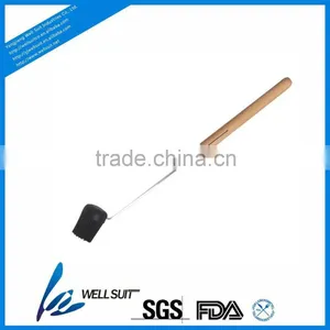 Hot Sale High Quality Silicone Bbq Brush With Wooden Handle thumbnail-1