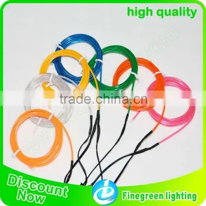 el Wire Neon Glow for Christmas Decoration Ice Blue el thumbnail-2