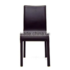 Modern Appearance Metal Style Leather Upholstery Dining Chair thumbnail-6
