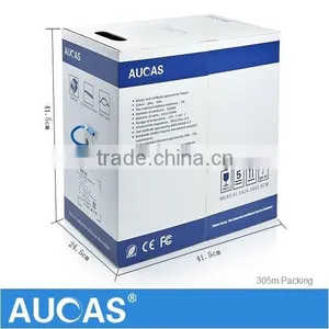 Hot Sales 24AWG 305M Bulk UTP Cat6 Network Cable Cat6 Cable Price thumbnail-2