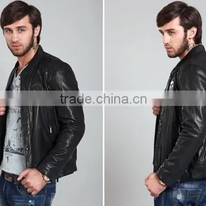 2013 Hot Sales Punched Polyester Imitation Leather Fabric for Garment , Suit, Jacket and Coat,sun-protective Clothing thumbnail-1
