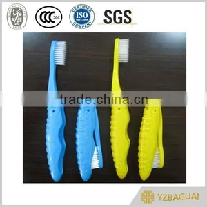 Foldable Hotel Toothbrush With Nylon thumbnail-1