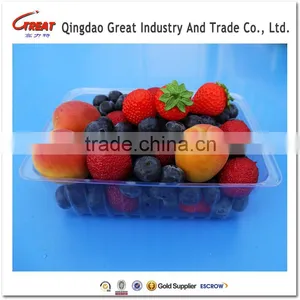 Clear Fruit Plastic Box Cherry Tomato Fruit Packaging Tray thumbnail-2