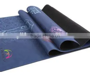 Premium Rubber Yoga Mat With Carry Strap, Free of Harmful Substances, Durable, Extra Long 72" thumbnail-2