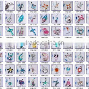 Opal Jewelry Factory Custom Wholesale 925 Sterling Silver Pure Synethic Opal Star Of David Shape Pendant Star Of David Pendant thumbnail-3