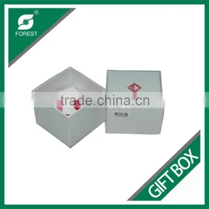 TWO PIECES HIGH QUALITY CHIPBOARD GIFT PACKING FOR RING WITH CUSTOM LOGO thumbnail-3