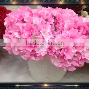 Cheap Price Silk Flower Red Hydrangea thumbnail-2