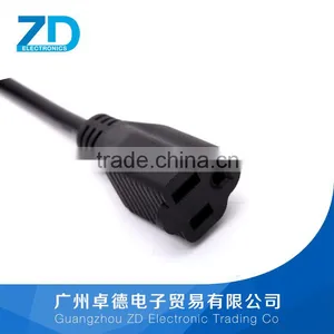 Electrical ac Power Cord With American Insert Plug Socket thumbnail-2