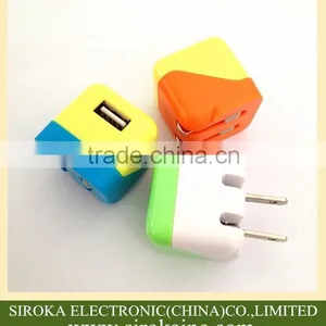 Mobile Phone Accessories 5V 1A Portable Cell Phone Charger With US Folding Plug for IPhone HTC thumbnail-5