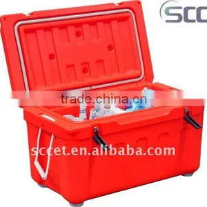 60L Rotomolded Red Picnic Cooler Container Cooler Carrier thumbnail-1