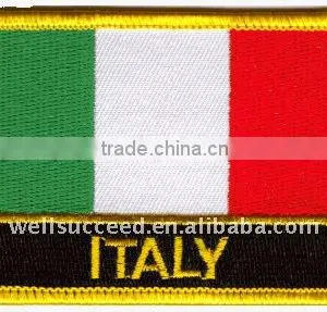 Italy Embroidered Flag Patch thumbnail-1
