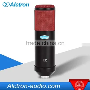Alctron X50B Professional Large Diaphragm Studio Condenser Microphone With a Detachable POP Filter. thumbnail-1