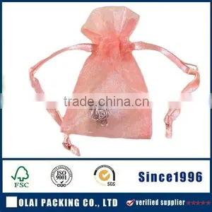 Snowflake Organza Gift Bags thumbnail-1