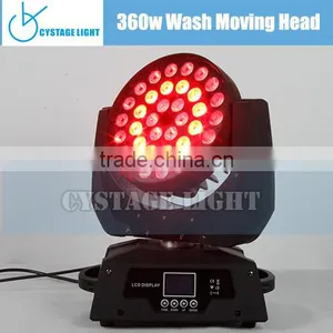 Online Selling 36X10W Best Stage Lights Wash Moving Head thumbnail-3