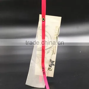 Custom Linen Fabric Hand Tag for Garment thumbnail-2