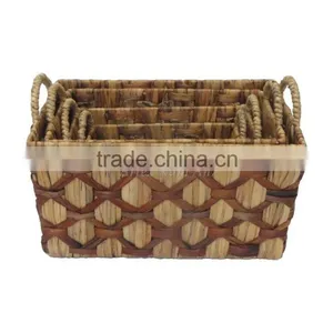 Water Hyacinth Basket For Home Decoration thumbnail-3