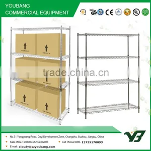 2015 Hot Sell NSF 250KGS 36x24 Inch Heavy Duty 4 Layer Chrome Wire Shelf (YB-WS056) thumbnail-1