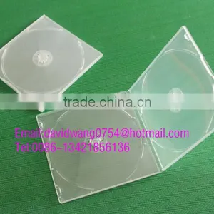 pp cd Case Clear Single or Double With Clear Film thumbnail-1