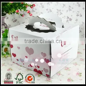 Custom Popualr High Quality Exquisite Wedding Cake Boxes With Cheap Price Wholesale thumbnail-5