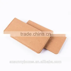 Anti-tearing Washable Kraft Paper Folding Long Wallet With Zipper thumbnail-2