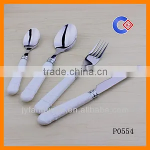 Cheap Plastic Handle Stainless Steel German Flatware thumbnail-1