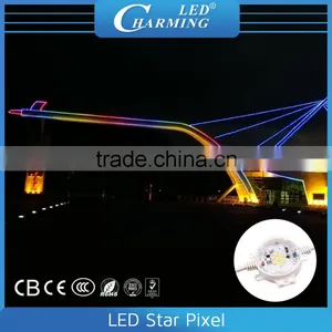 RGB SMD5050 Round Electronic Led Pixel Light for Bridge/building Decoration thumbnail-2