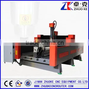 4 Axis 600MM High Z-Axis Stone CNC Carving Machine For Tombstone ZK-1325 With PCI NcStudio Control System thumbnail-1