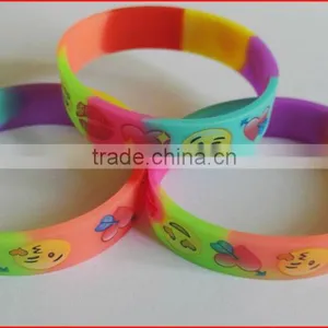 Promotional Gift Emboss/debossed/silk Printing Silicon Magnetic Bracelet thumbnail-2