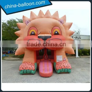 Inflatable Lion Bouncer / Customized Design Inflatable Cartoon Animal Bouncy Toy thumbnail-1