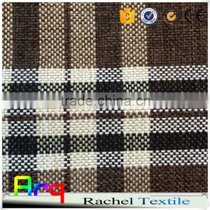 100% Polyester Sofa Fabric With Various Square Pattern Design and Color European Style Sofa thumbnail-4