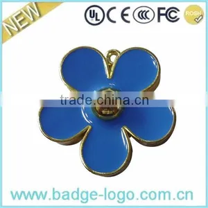 Promotional Enamel Flower Shaped Pendant thumbnail-1