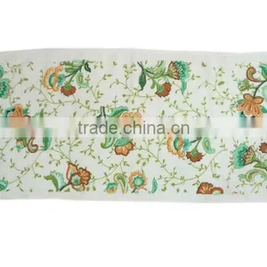 Colorful Flower Print Cotton Terry Hand Towel thumbnail-1