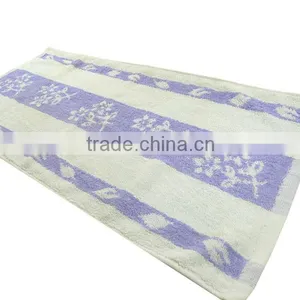 Fresh Leaf Pattern Cotton Jacquard Hand Towel thumbnail-1