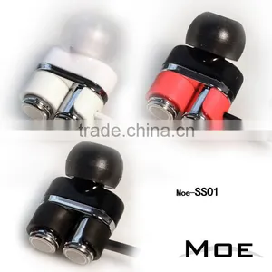 MOE SS01 Twin-Driver System High Fidelity Stereo Headphones In-Ear Earphones thumbnail-4