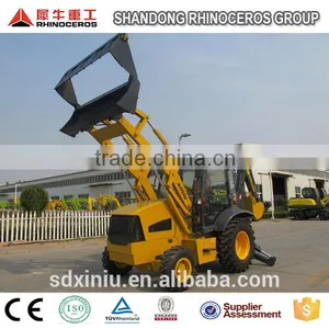 Wheel Loader Moving Type Mini Backhoe Loader Front Loader End Backhoe for Sale thumbnail-1