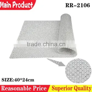 Hot Fix Crystal Diamond Mesh Sparkle Rhinestone Mesh Trimming thumbnail-1