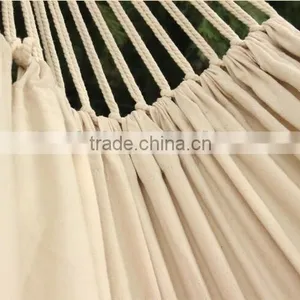 Wholesale Cheap Custom Linen Cotton Camping Outdoor Hammock With Macrame thumbnail-6