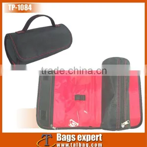 Microfiber Pvc Brush Bag ,cosmetic Bag With Pouch Inside thumbnail-1