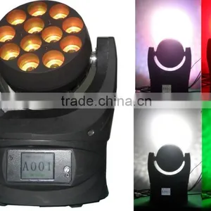 Newest 12x10w 4in1 Led Unlimited Rotation Moving Head Light thumbnail-2