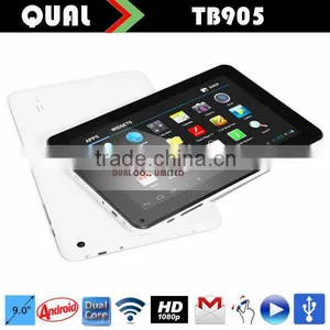 9 Inch Tablet With Webcam Wifi With Allwinner A23 Dual Core 0.3MP/0.3MP 512M/8G Wifi Model With Kitkat Android 4.4 T thumbnail-1