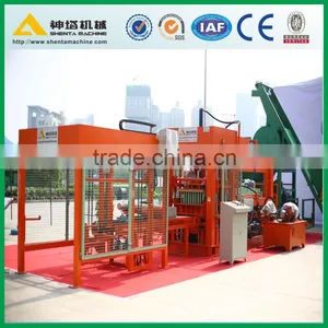 China High Quality QTY10-15 Automatic Concrete Brick Machine for Sale thumbnail-1