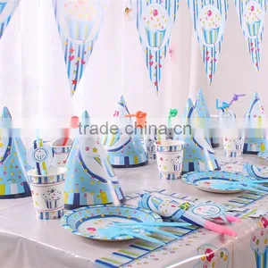 Decorative Kids Birthday Paper Party Supply Set thumbnail-3