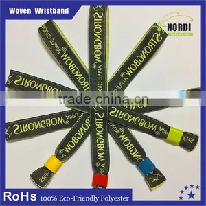 Single Cheap Custom Festival Woven Fabric Wristband for Events&smart Wristband thumbnail-1