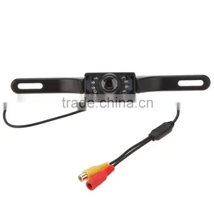 Car Waterproof License Plate Frame 648P HD Camera Car Vehicle Back Front Side View 140 Color Camera With 7 Infrared LED Night Vi thumbnail-1